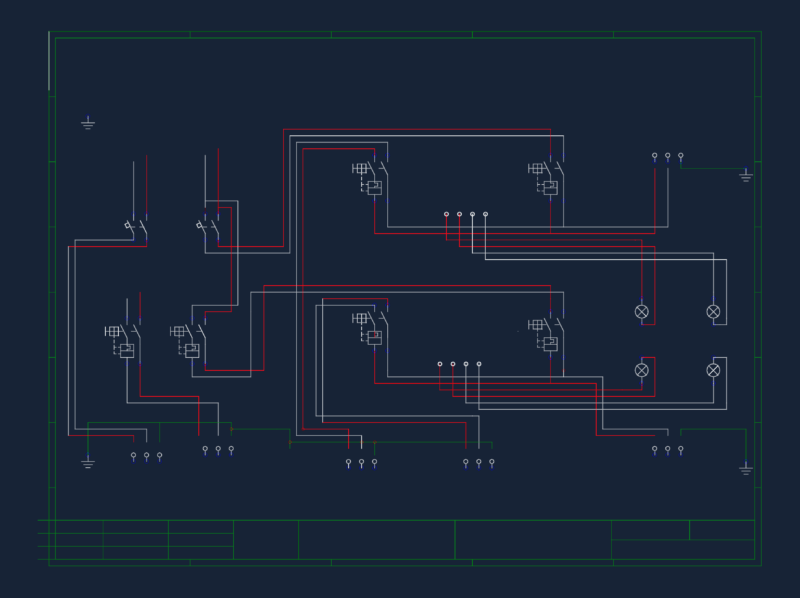 ATS Control Circuit Wiring Detail DWG