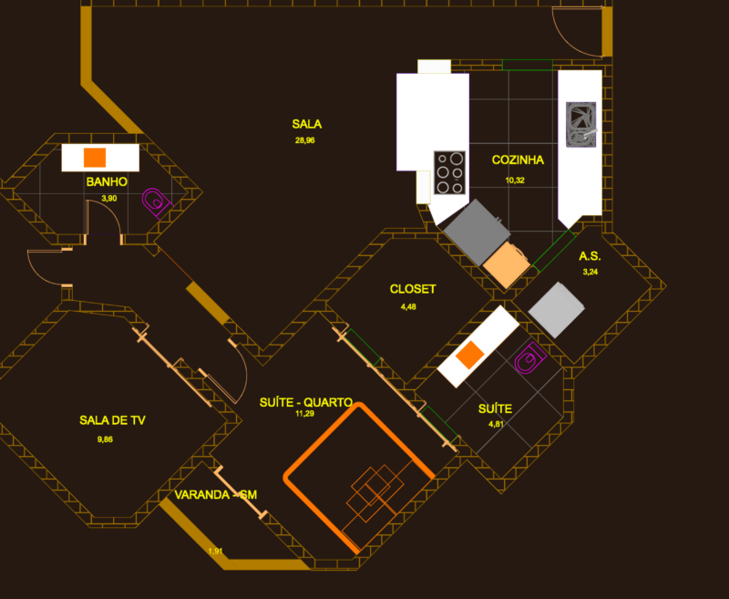 APARTMENT 72 – 7TH FLOOR PLAN
