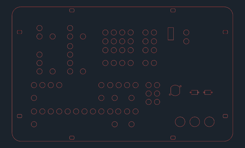 SIEMENS 308 502 PROCESS-BUS MODULE BACKPLATE