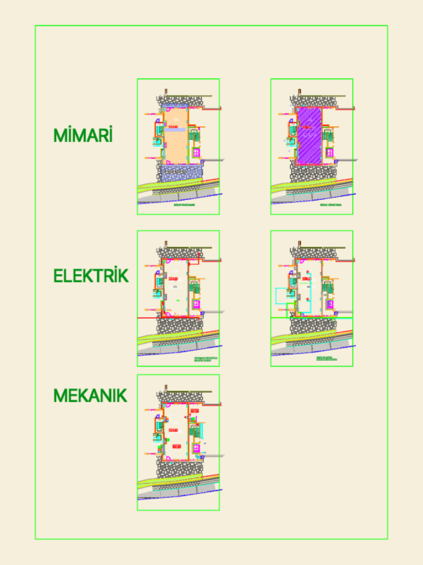 B Block Shop 09 Architectural Electrical and Mechanical Plans