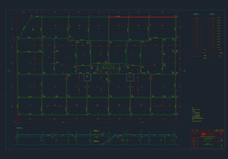 Block 2 Basement Ceiling Formwork Structural Plan