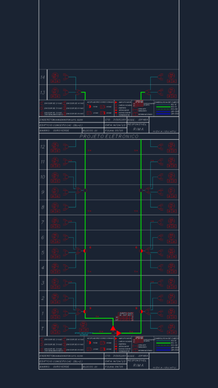 Building Electronic Riser Diagram