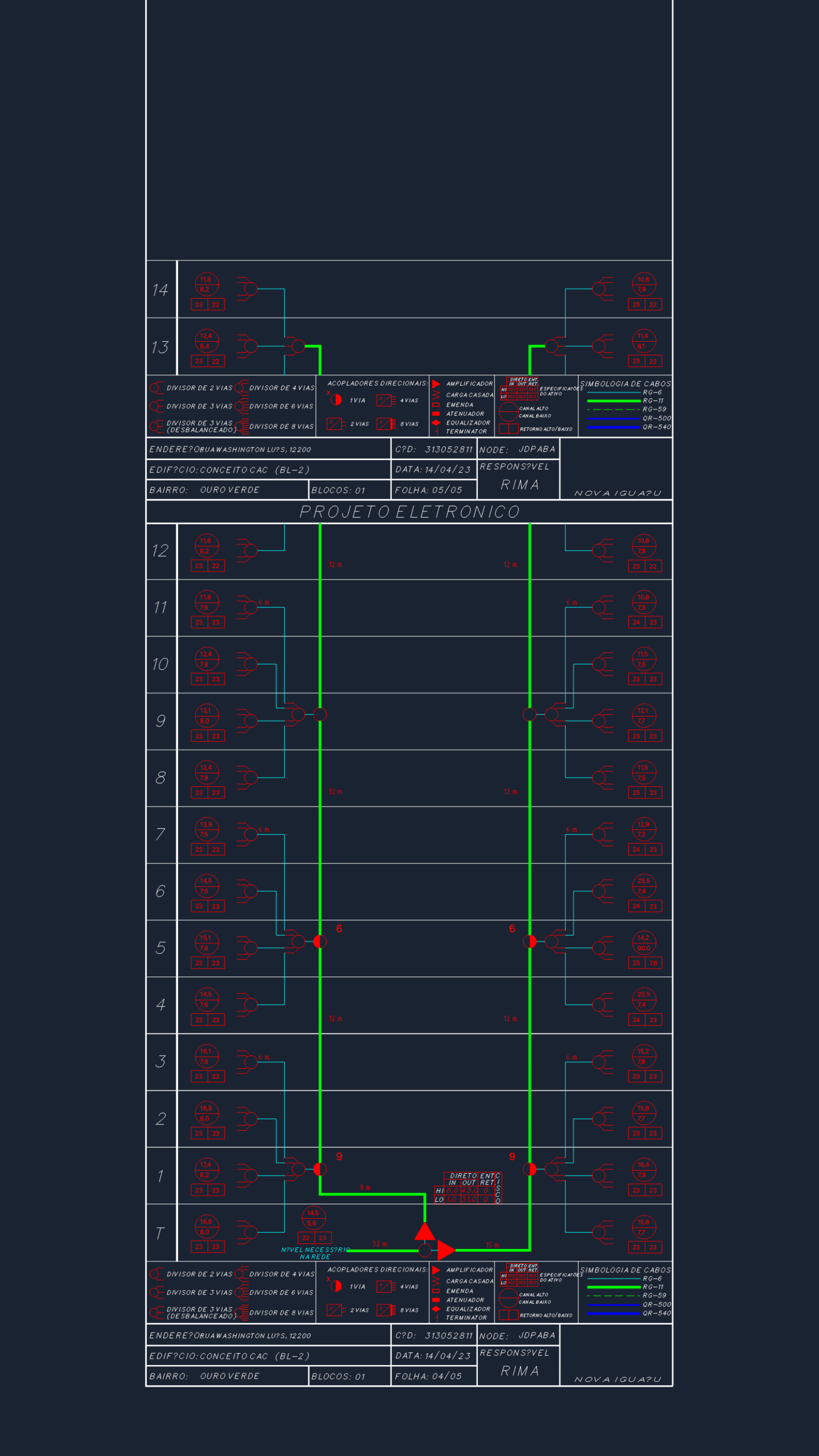 Mdu Riser Guard CATV Building Electronic Riser Diagram | Designs CAD