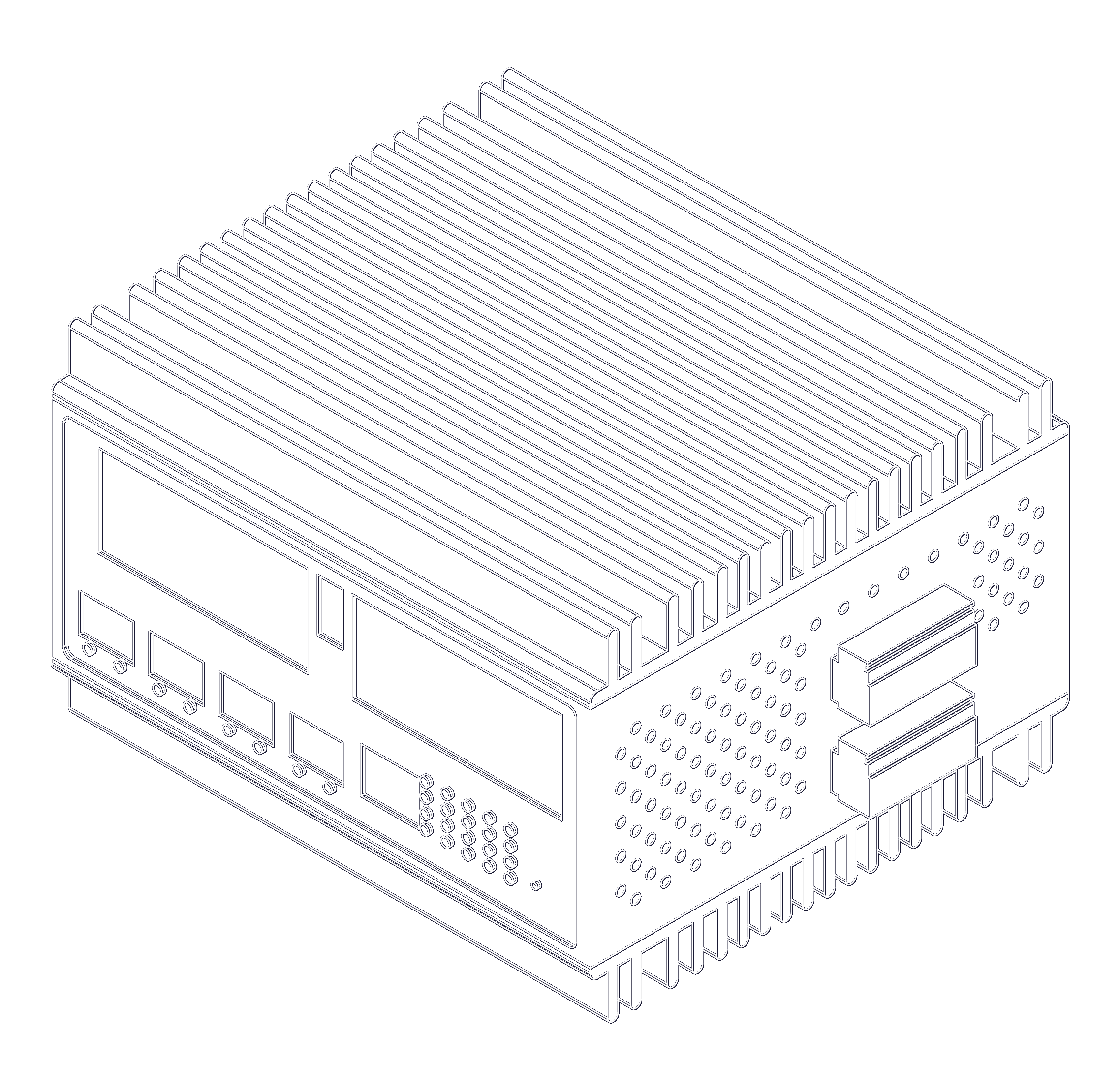 Intercom Screen Autocad XC-9603 Amplifier Intercom System CAD | Designs CAD