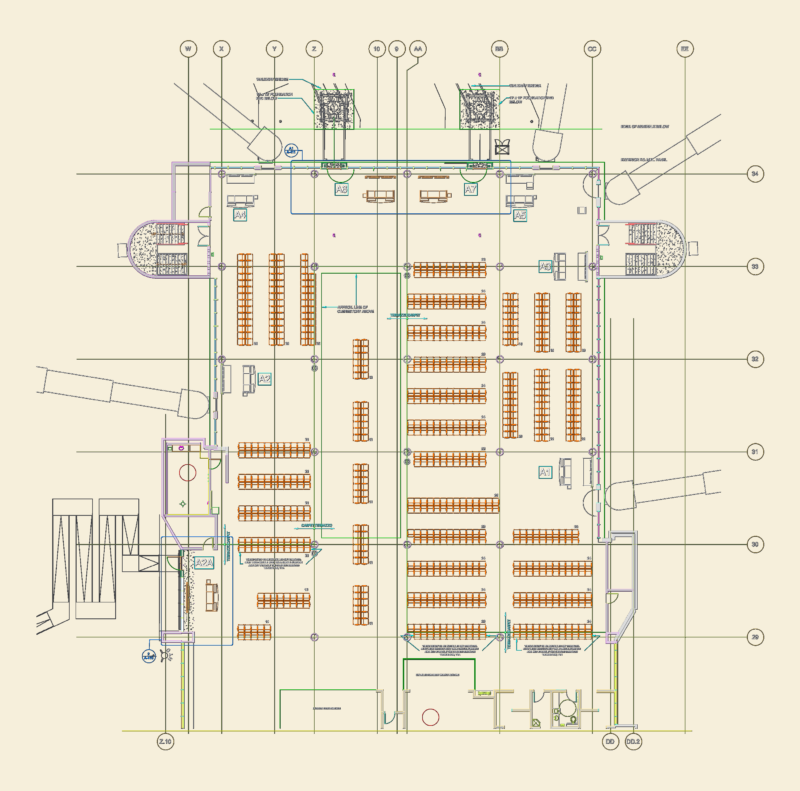 CCAA Concourse A Level 2 Floor Plan and New Seating Layout