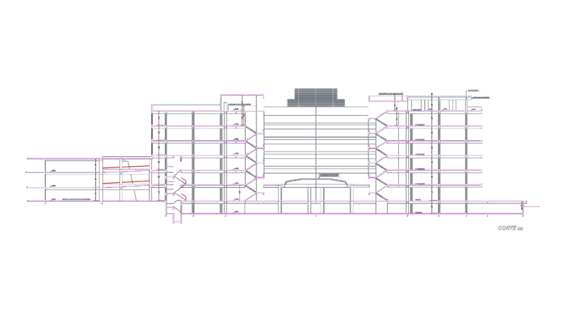 Community center sections dwg