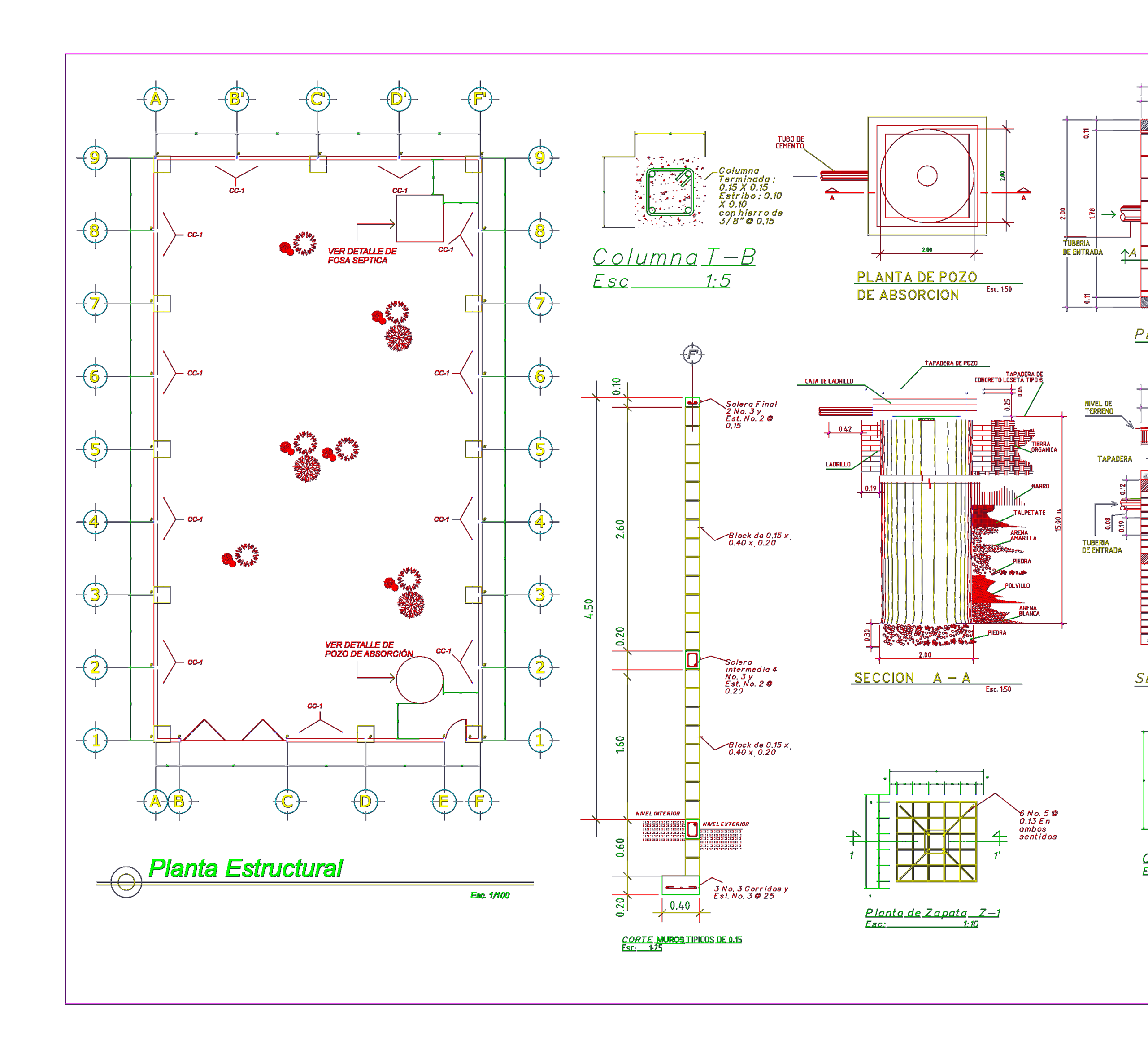 Structural Layout and Foundation Details | Designs CAD