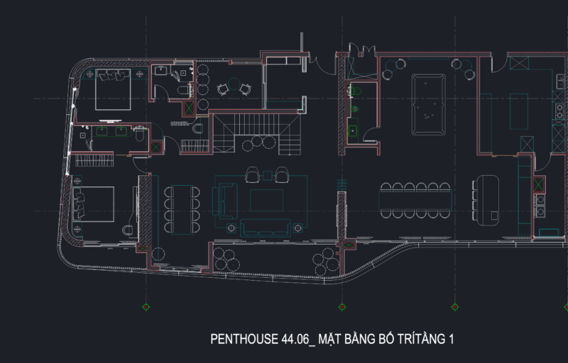 Penthouse 44.06 Floor Plan