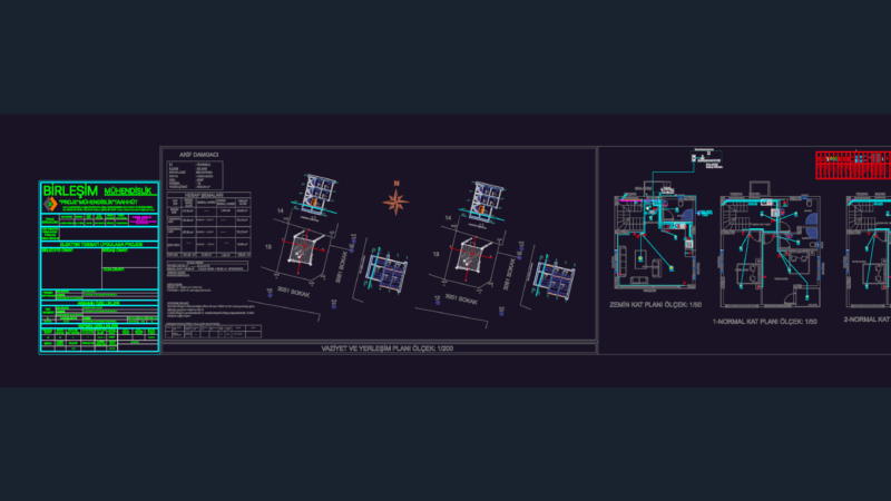 Villa electrical project DWG