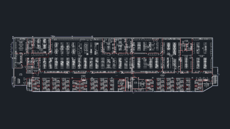 First Floor Plan for Building 22 Research Laboratory Facility