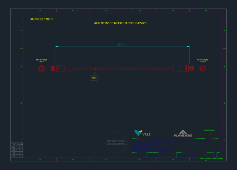 Flanders AHS Service Mode Harness 178518