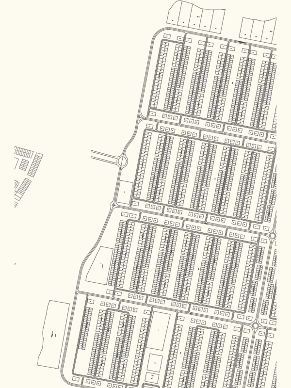 Georeferenced Urban Master Plan and Lot Subdivision DWG