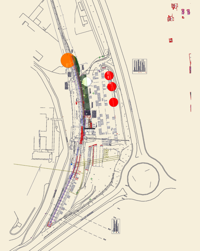 Glangwili station site plan