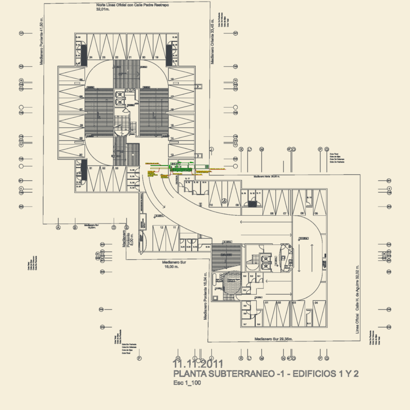 Hernando de Aguirre Building Electrical Service Entry and Cable Tray Layout