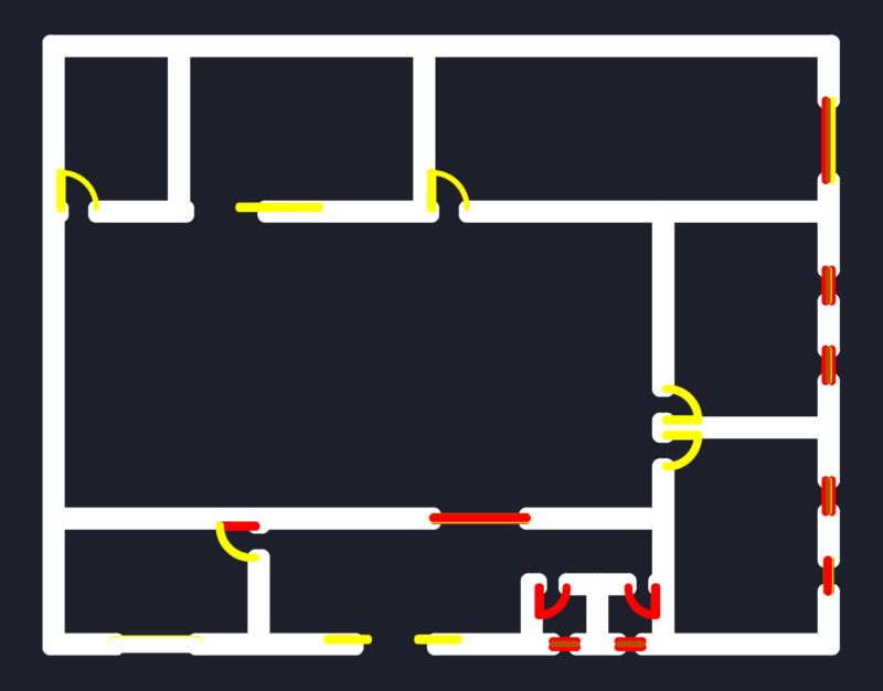 20m x 15m Metric Residential Floor Plan