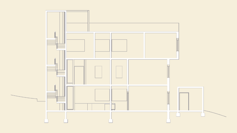 Smith House Section B-B CAD DWG