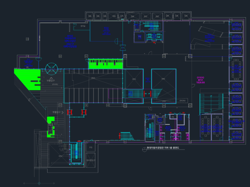 Hyundai Motor Business Hall B1 floor plan