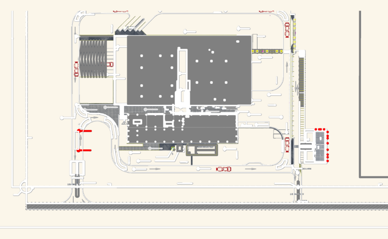 Industrial Site Plan DWG for National Dairy Plant Al Ain