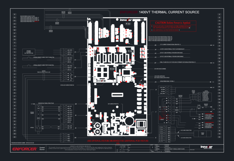 Innovar Enforcer 1400VT Thermal Current Source Electrical Schematic