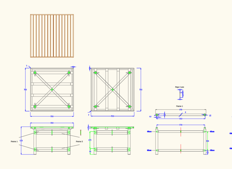 April Coffee Table DWG