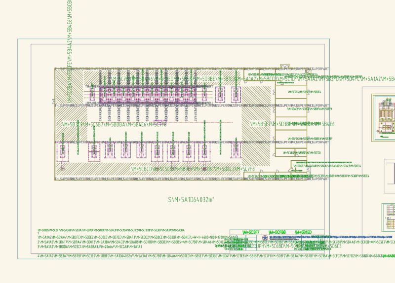 Coating plant equipment layout