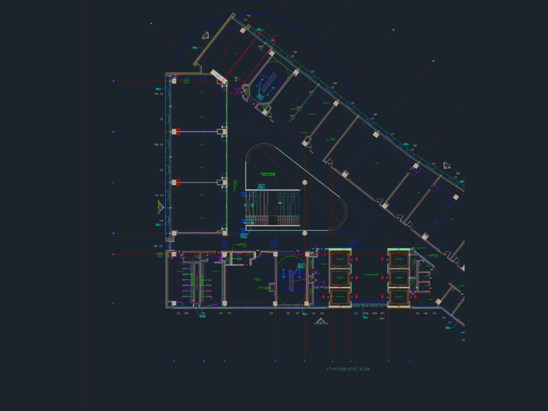 Level 6 Walling Plan with Smoke Venting Calculations