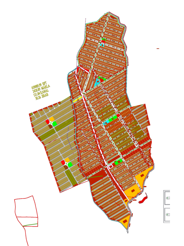Master Plan for Shinwari Hills Housing Scheme with Plot Details