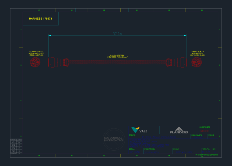 Mining Equipment Harness 178573 Wiring Detail