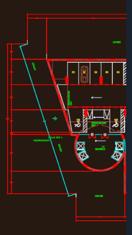 Multi-Level Mixed-Use Commercial Building Architectural Floor Plans