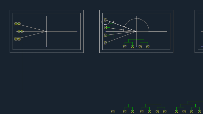 Multi-Point Sensor Array Layout with Coordinate Callouts