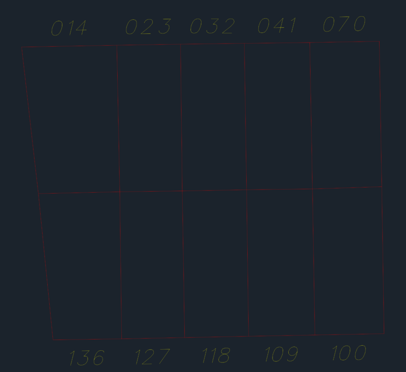 Municipal Land Registry Map showing Street Grid and Lots
