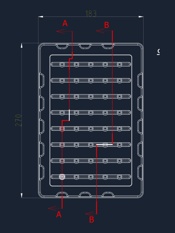 Needle Assembly Blister Pack Tray for Medical Packaging