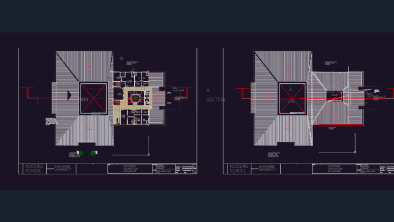 Ondo State Nursing School Architectural Project Plans and Elevations
