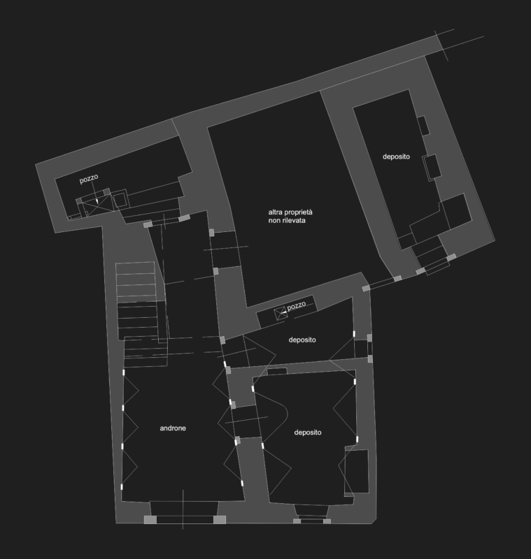 Palazzo Sangiorgio Ground Floor Plan – Historic Building Survey
