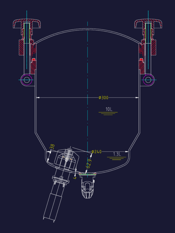 10L vessel agitator dwg