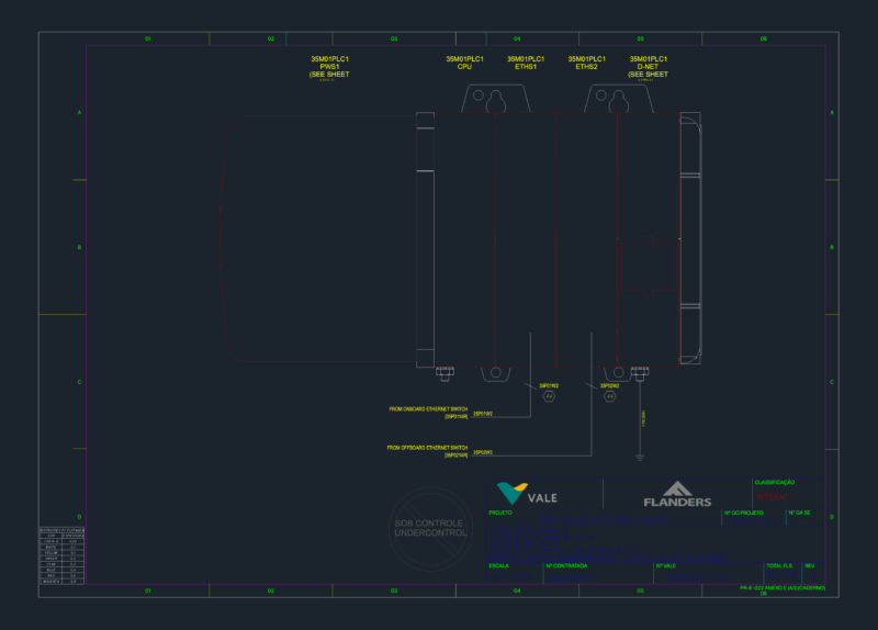 PLC rack layout for ARDVARC control enclosure (A-B Logix)