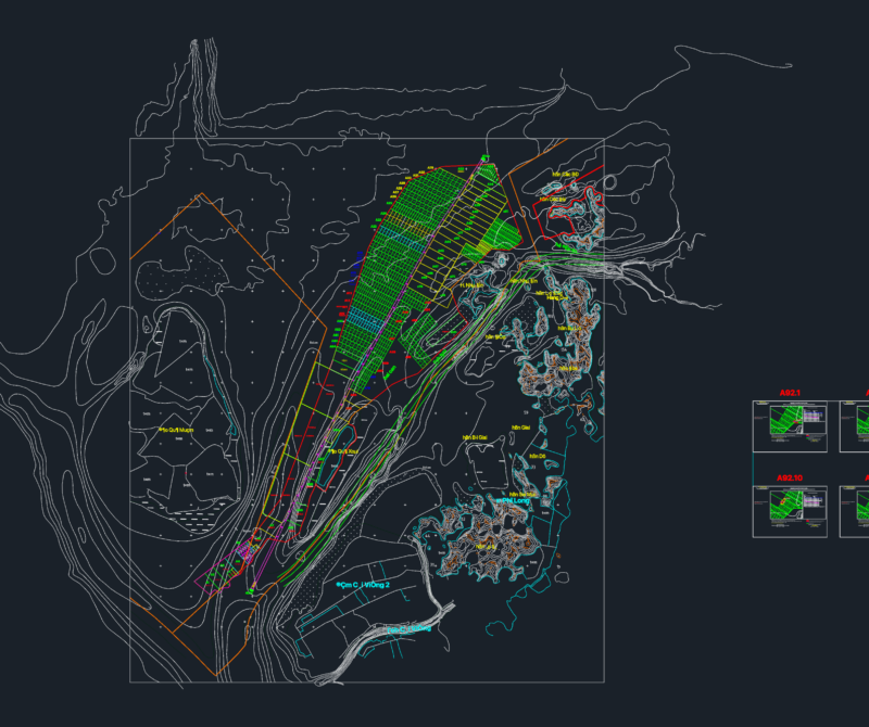 Regional Aquaculture Planning and Land Use Map Quang Yen