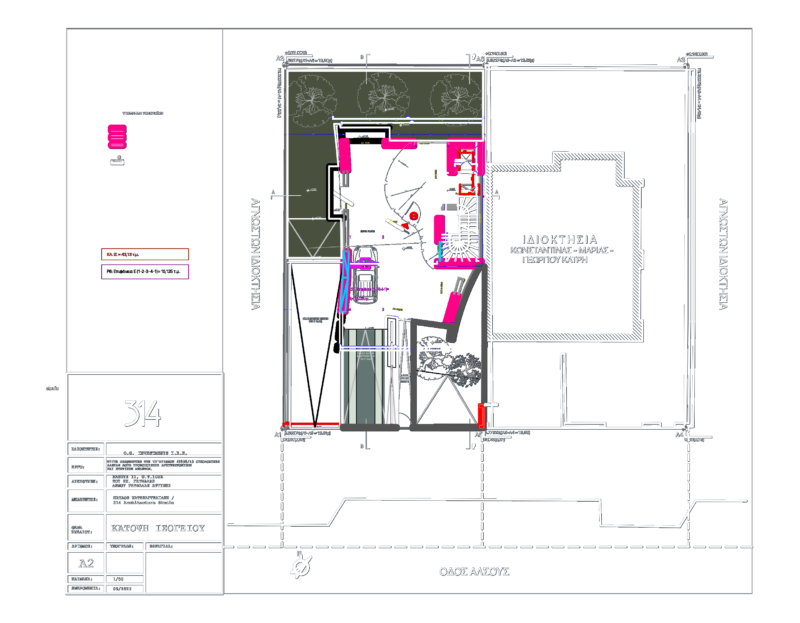 Residential Ground Floor Site Plan with Accessibility Ramps and Parking
