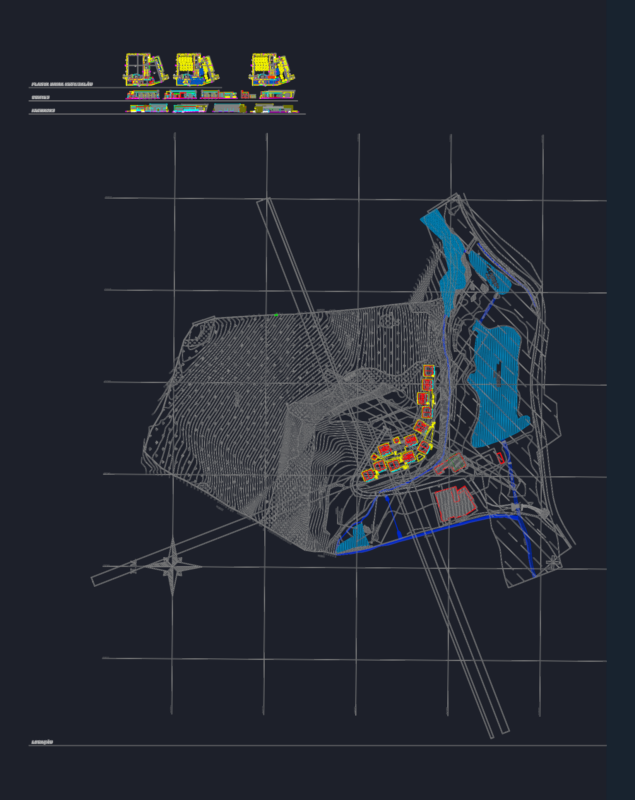 Restaurant and Event Hall Architectural Project with Detailed Site Plan and Elevations