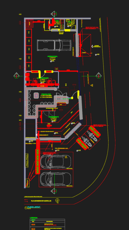 Boutique’n Itaquera Commercial Store Layout and Facade Elevation