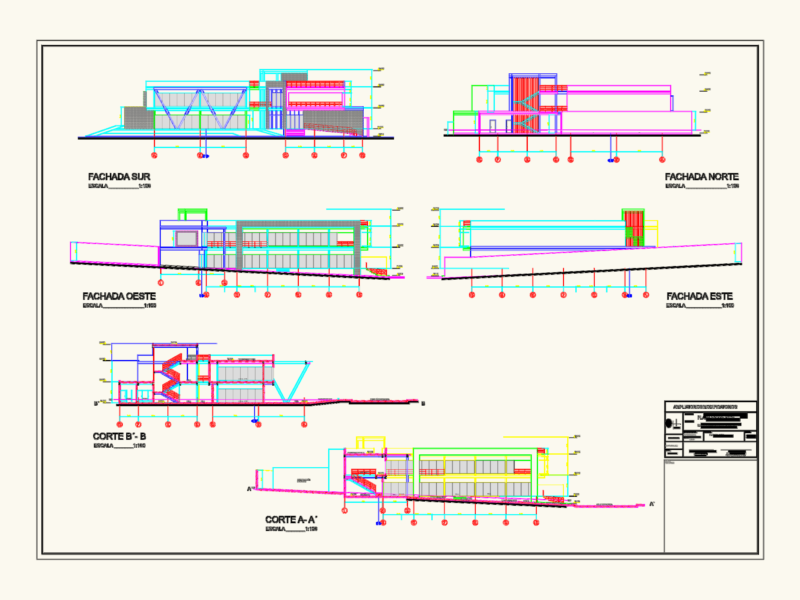 Plaza Entre Ríos Commercial Building Architectural Plans