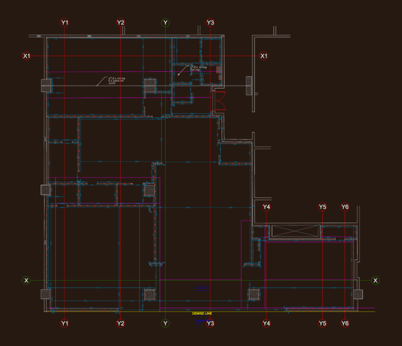Balenciaga Solitaire Mall Retail Store Setting-Out Site Plan