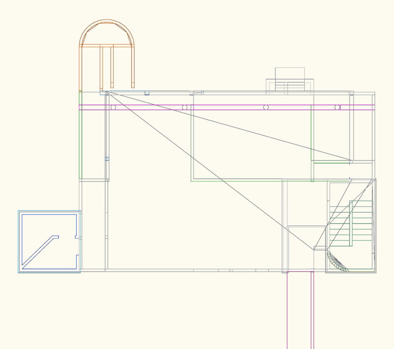 Richard Meier Smith House 3D CAD Model