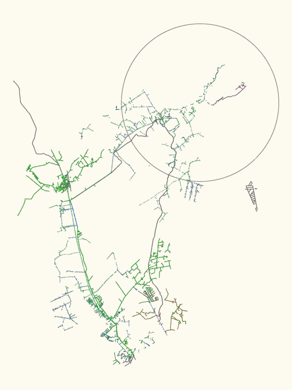Rural Electrical Distribution Network for Aguaçu and Sucuri
