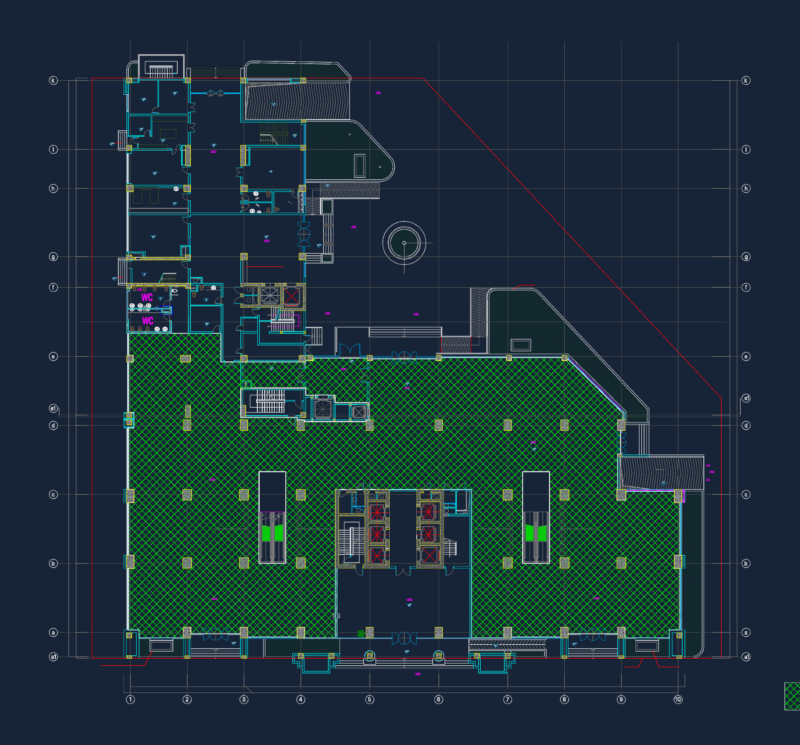 Viwaseen Tower 3-Level Commercial Center Floor Plans
