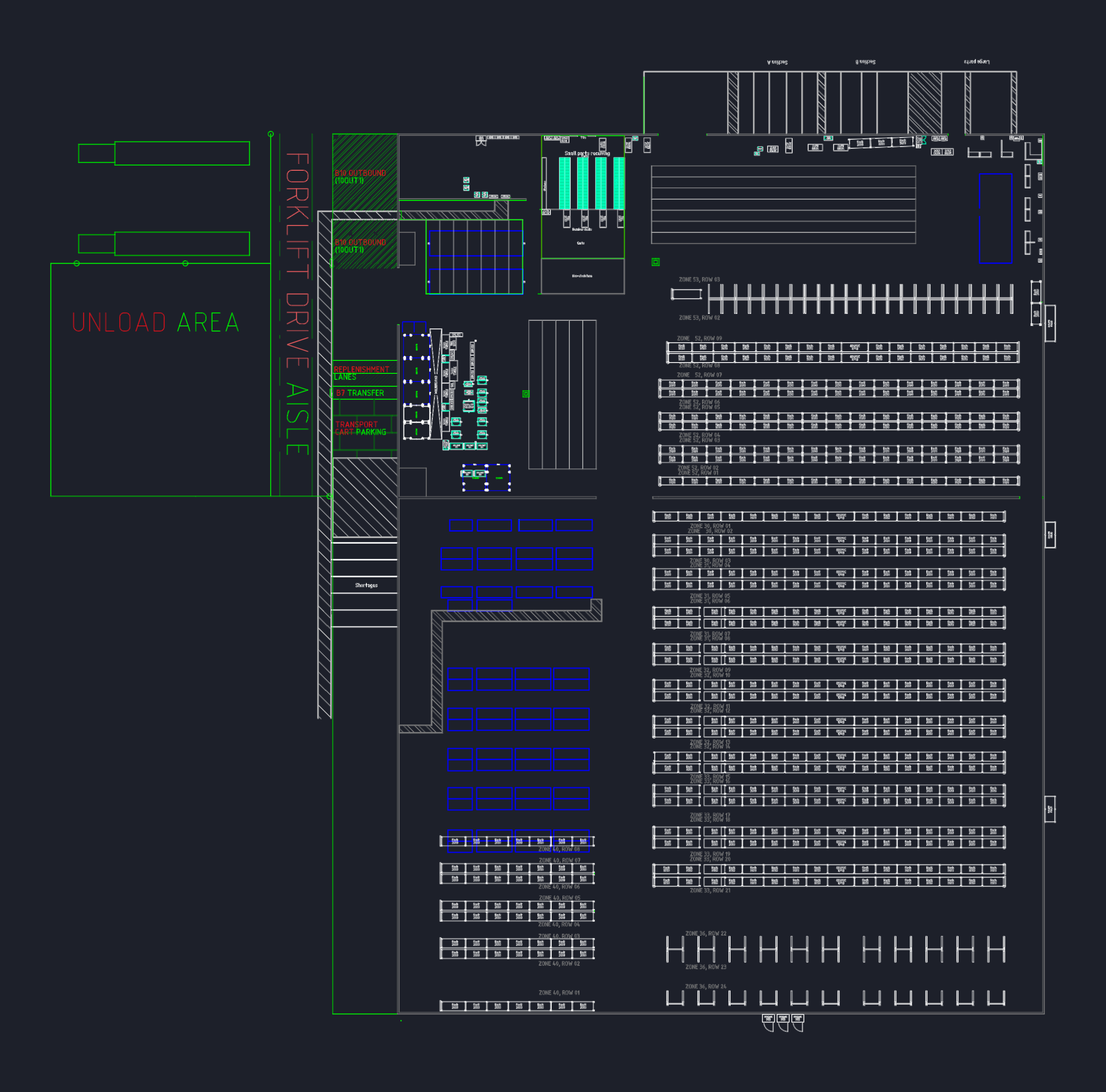 Warehouse Logistics Layout & Racking Plan | Designs CAD