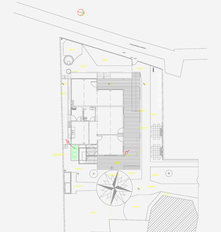 Sustainable Container Building Floor Plans and Rainwater Drainage Layouts