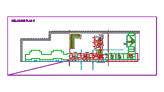 Architectural floor plan for level 11 of a Swedish residential apartment building with unit layouts and glazing notes.