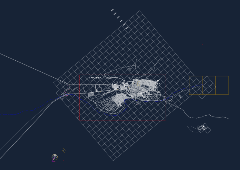 Tacna Peru Urban Base Plan and Regional Infrastructure Layout