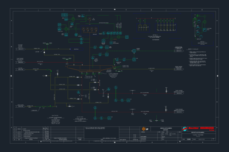 Tailings Thickener P&ID DWG